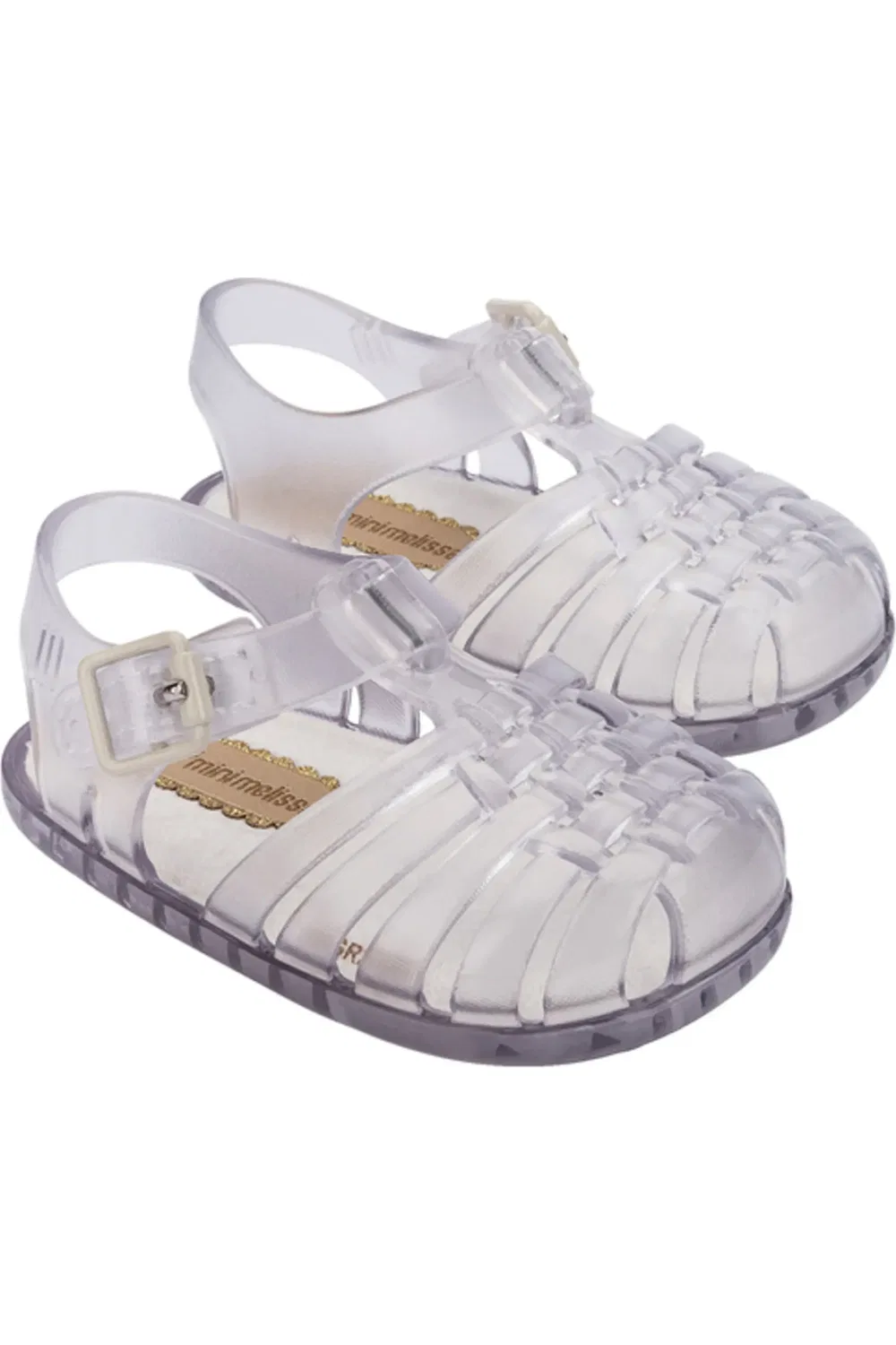 Детские сандалии рыбака на амортизирующей стельке My First Possession Mini Melissa, Clear