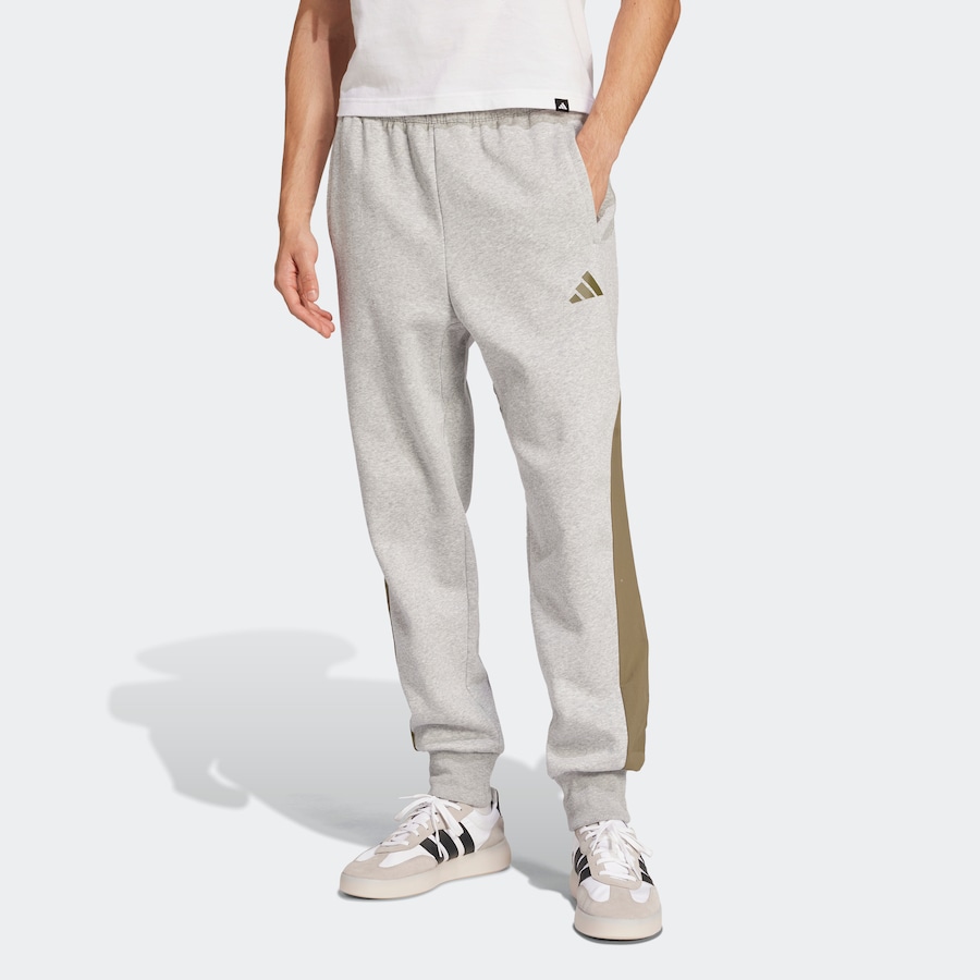 Зауженные спортивные брюки ADIDAS SPORTSWEAR, серый — фото 3