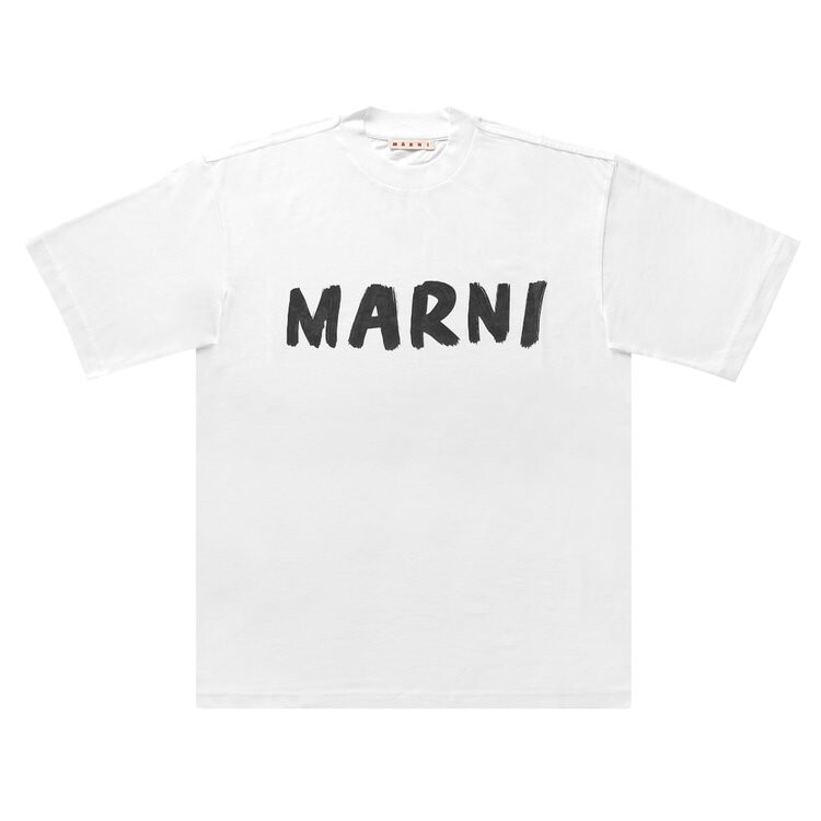 

Футболка Marni Logo T-Shirt 'White', белый