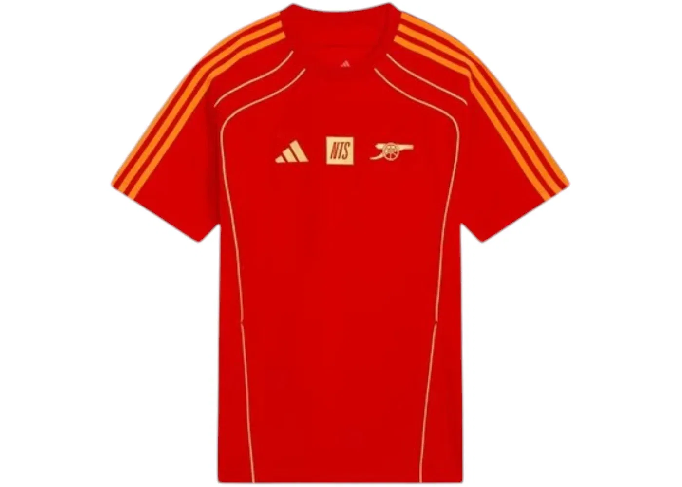 Мужская футболка с принтом Adidas x Arsenal NTS, красный