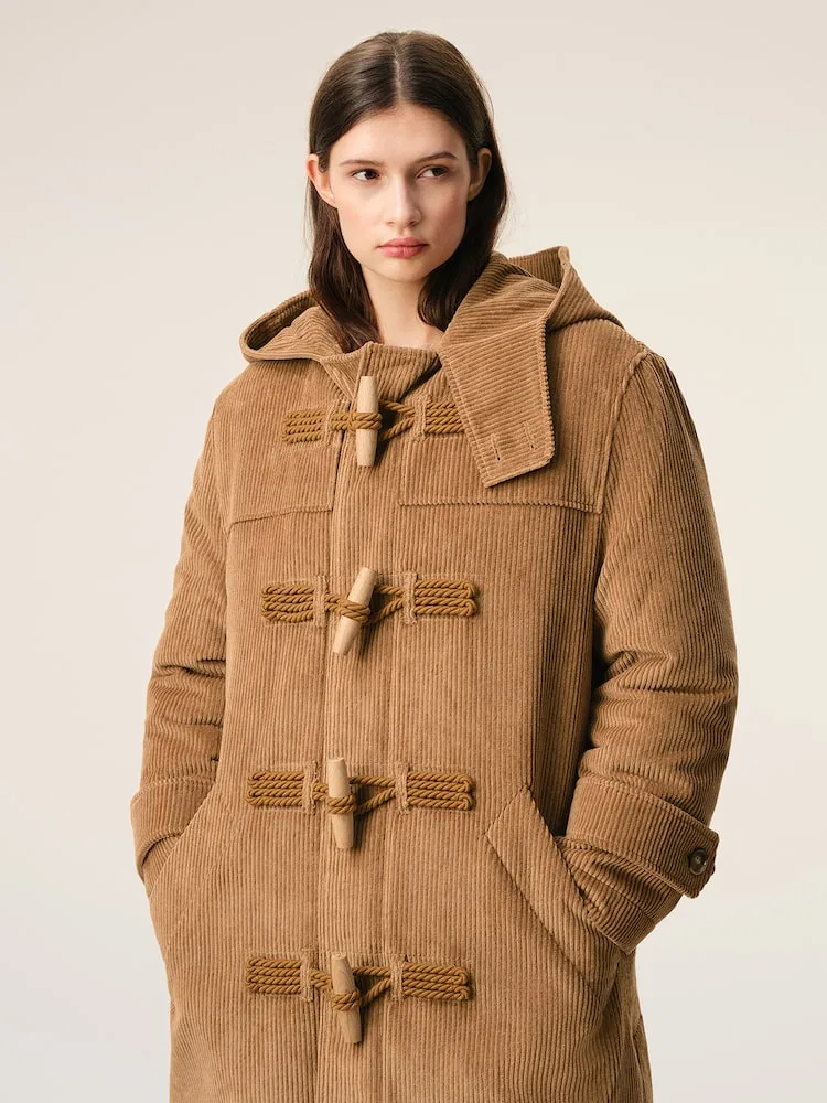 Пальто Duffle Coat, Camel AMI PARIS — фото 2