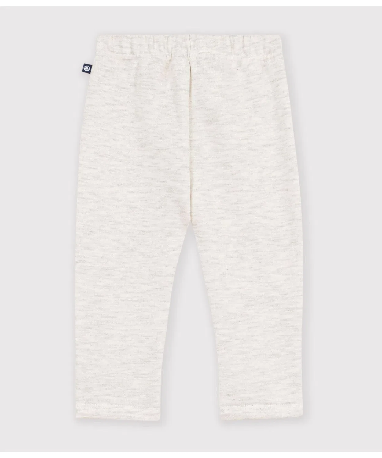 Детские спортивные штаны без бретелек с бантом и логотипом PETIT BATEAU, Бежевый — фото 2