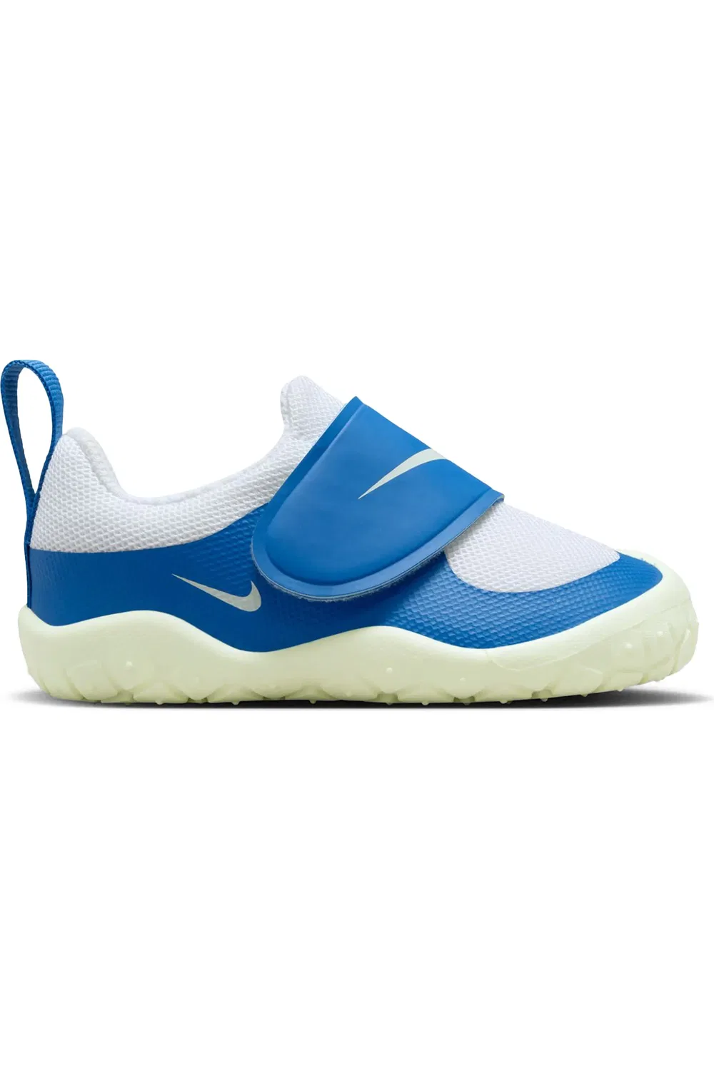 Кроссовки детские легкие Swoosh 1 Essential Nike, Star Blue/Volt Tint/White — фото 2