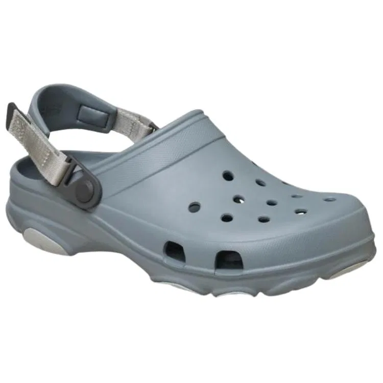Детские сабо с принтом All Terrain Clogs Crocs, Light Blue — фото 4
