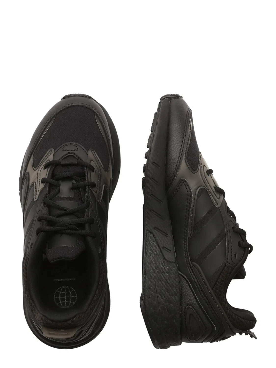 Детские кроссовки для мальчиков Zx 1k Boost 2.0 J Adidas, Nero Negbas — фото 2