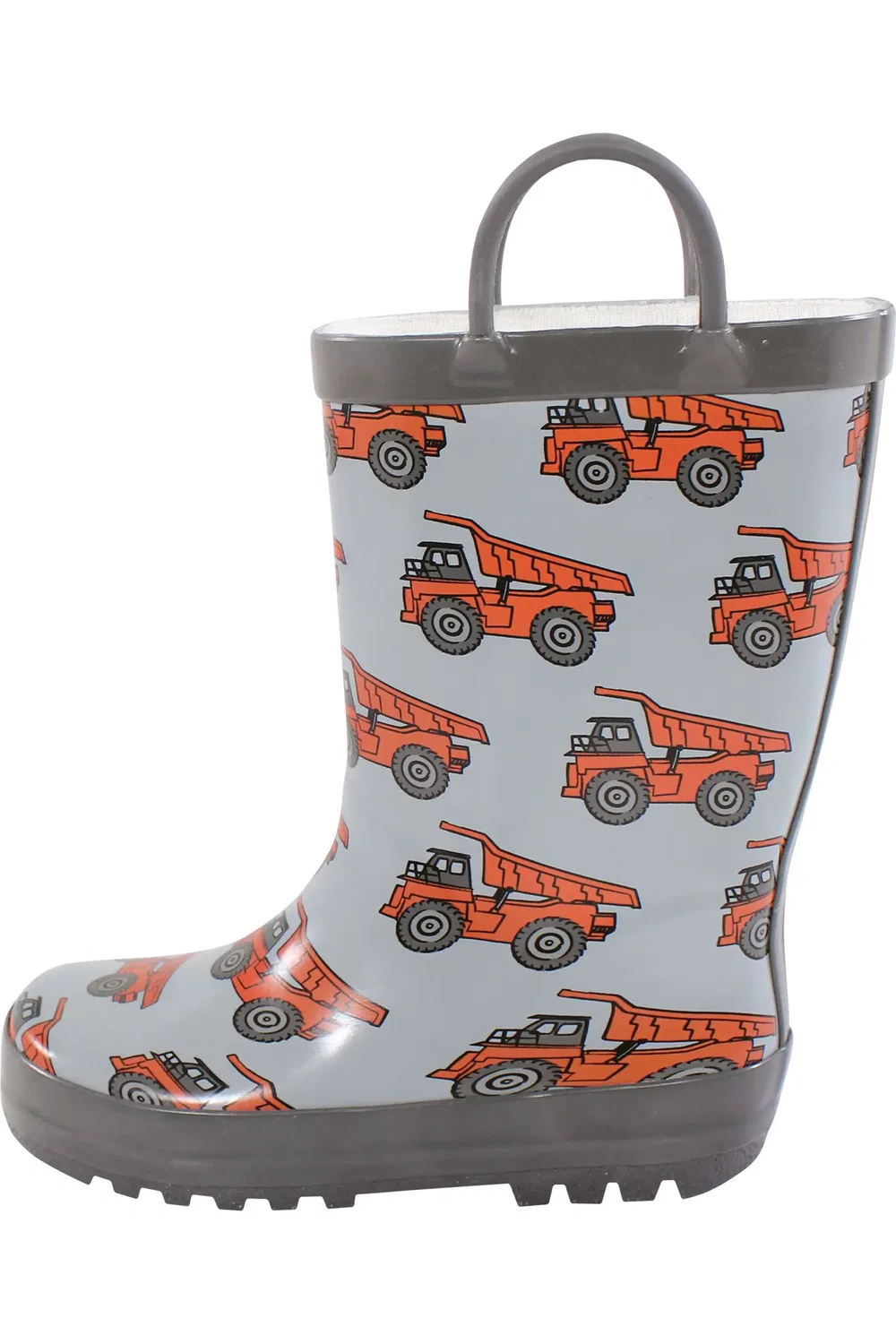 Детские сапоги резиновые водонепроницаемые Rain Boots Hudson Baby, Dump Truck