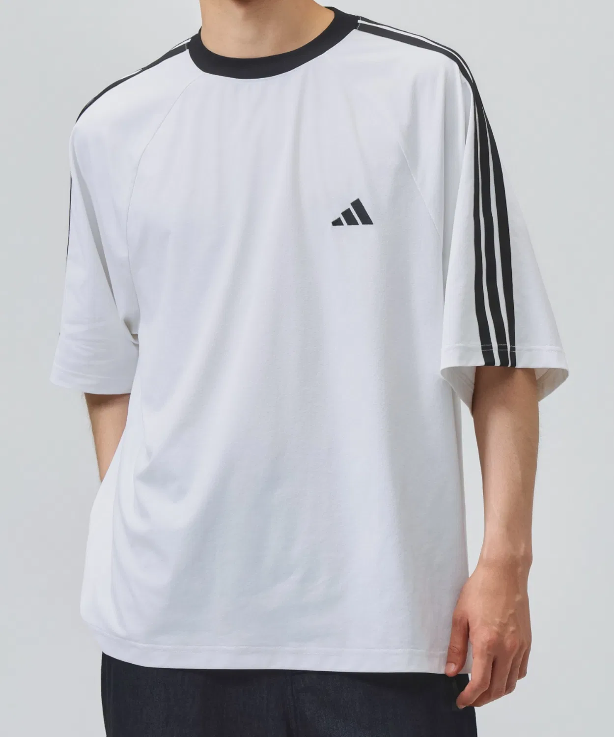 Мужская футболка с длинным рукавомM COOL 3ST Adidas, Белый