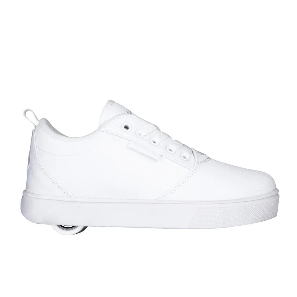 Детские кроссовки на колесиках Pro 20 Triple White Canvas Heelys, Weiss — фото 2