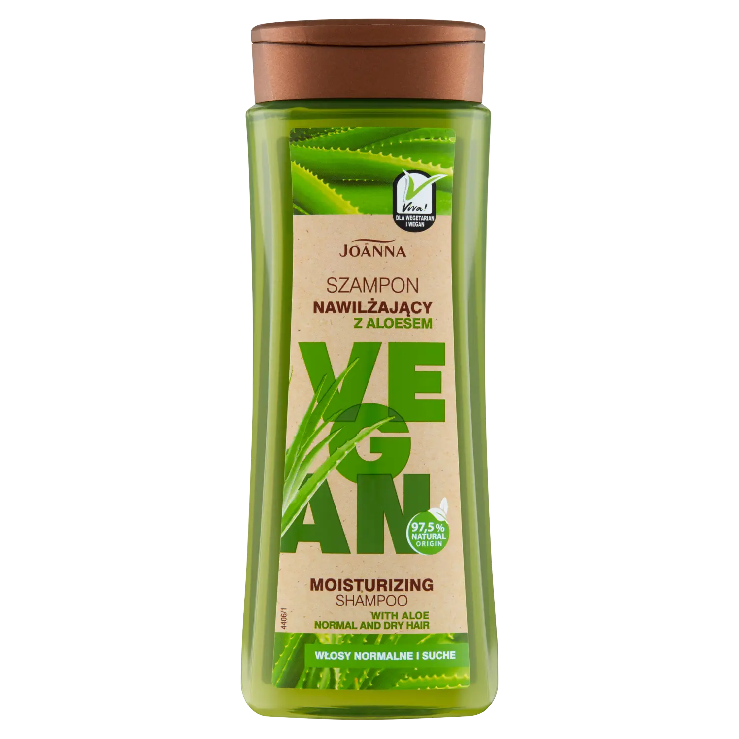 Joanna Vegan увлажняющий шампунь для волос, 300 мл — фото 2