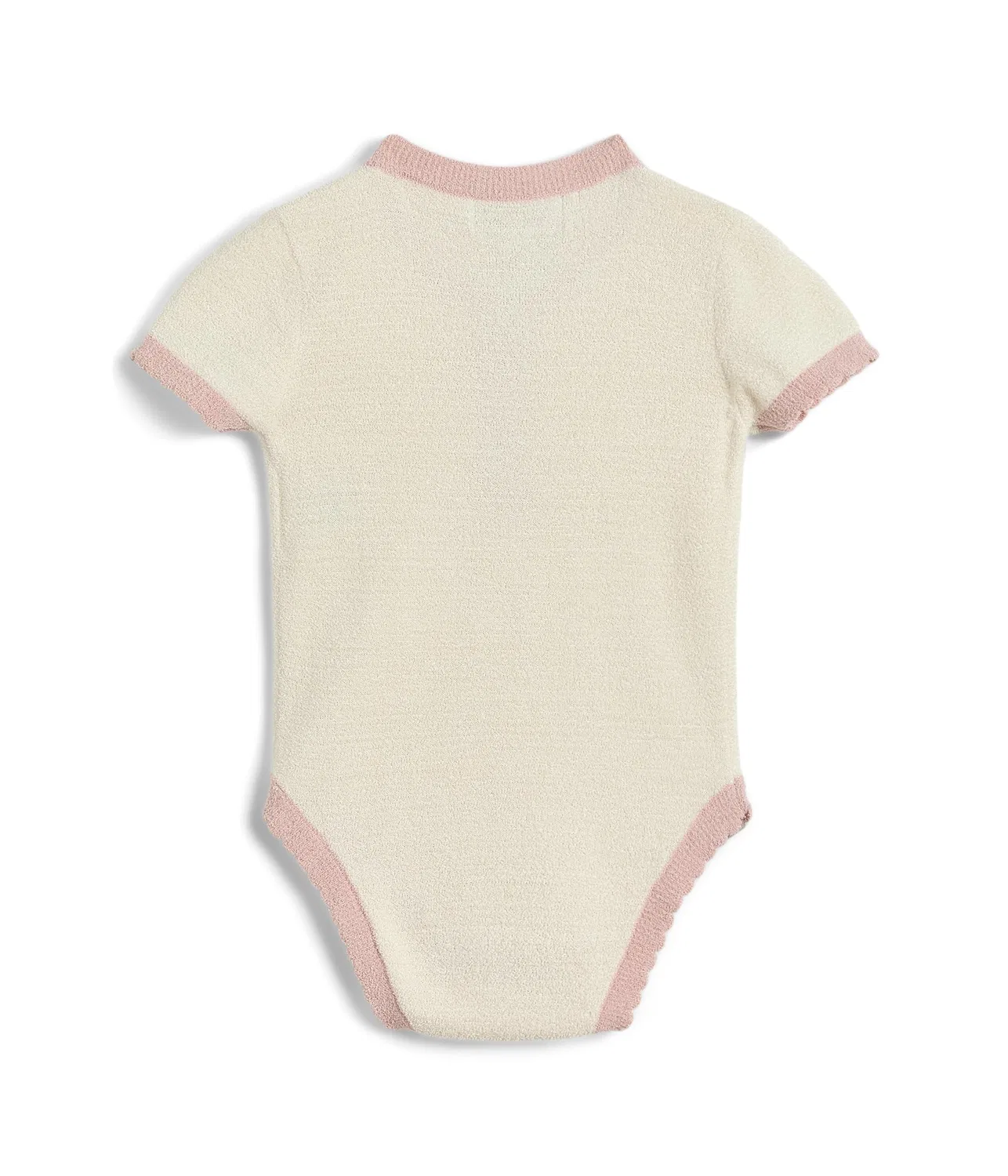 Боди с фестончатым краем (для младенцев) Barefoot Dreams Kids, Cream Multi — фото 2