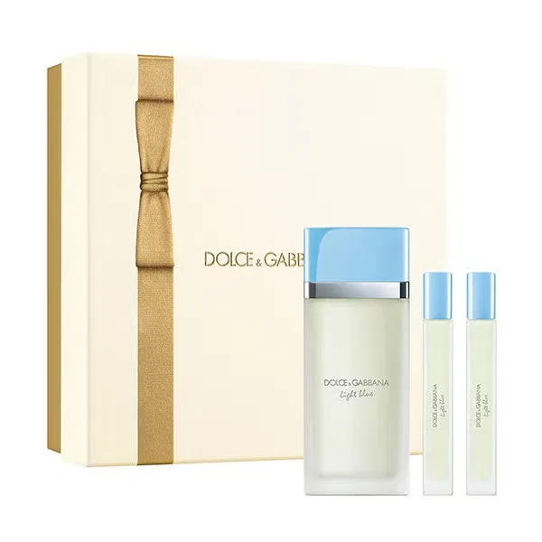 Набор парфюмерной воды Light Blue 100 мл + 2 дорожных флакона по 10 мл Dolce & Gabbana