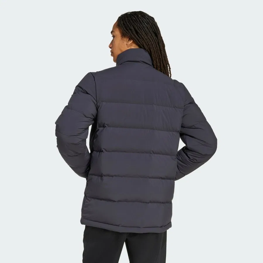 Мужской утепленный пуховик Sportswear JN2092 Helionic CLIMAWARM Mid-Length Down Jacket adidas, Черный — фото 2