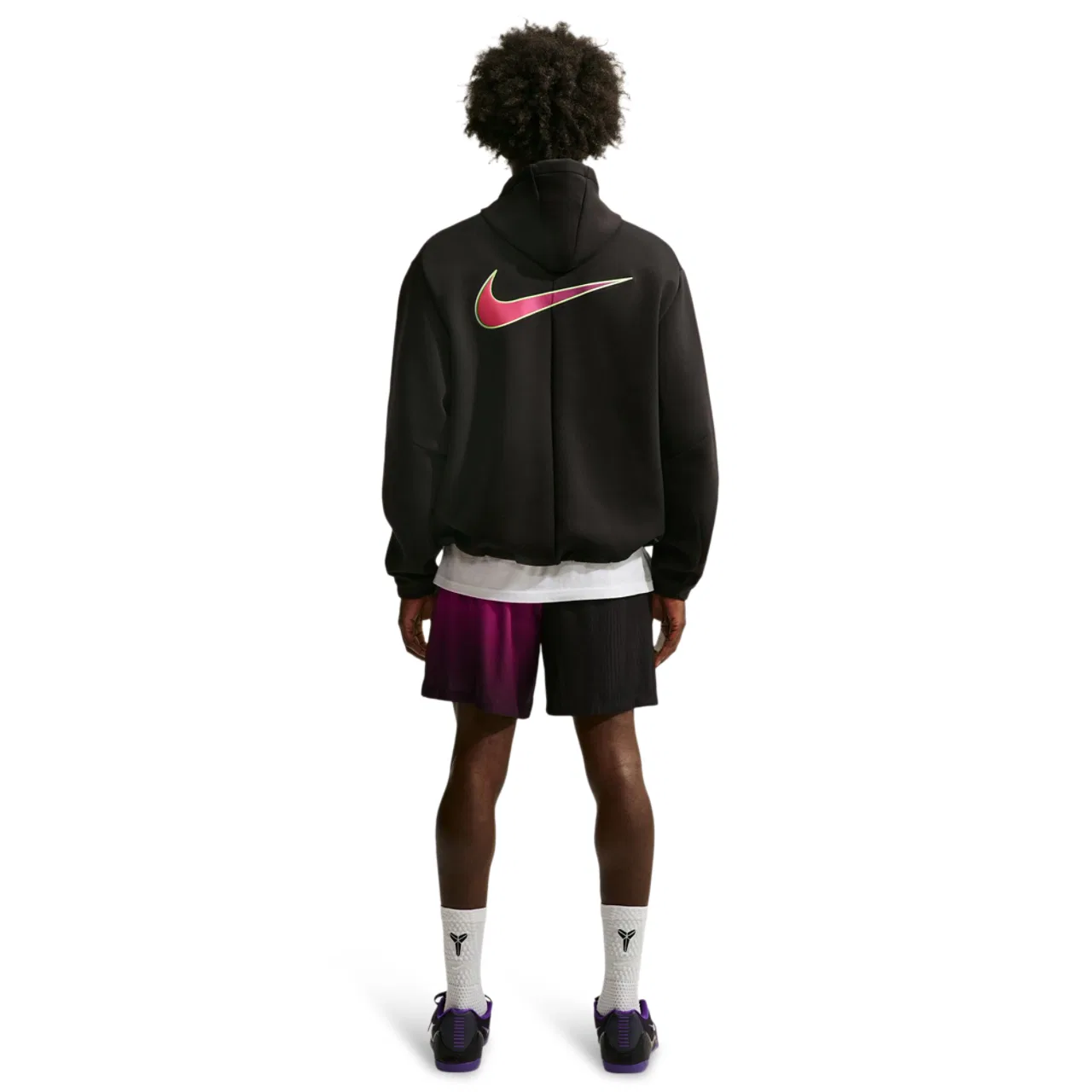 Мужские спортивные шорты с эластичным поясом Nike Kobe, Electric Green/Black — фото 3