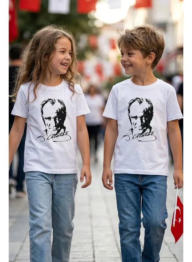 Футболка с принтом Atatürk Zuzunga, белый — фото 3