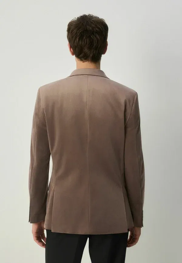 Пиджак вельветовый Blazer jacket Next, taupe, коричневый — фото 3