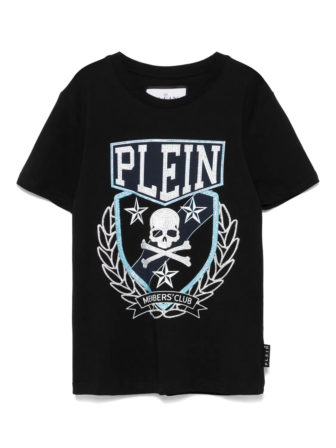 Футболка с круглым вырезом и принтом черепа Philipp Plein, черный