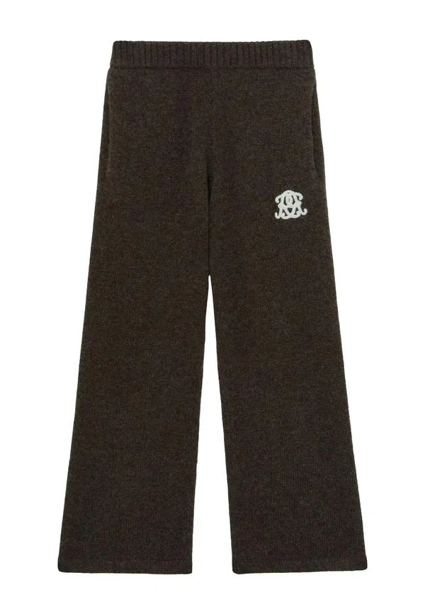 Брюки из шерсти Blake joggers Reiss, chocolate brown, коричневый/шоколадный