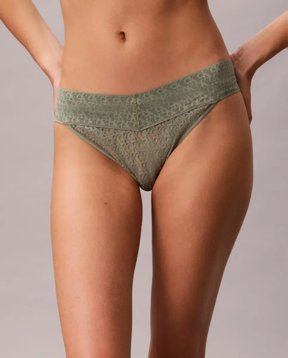 Женский комплект трусов с логотипом ICON LOGO LACE Calvin Klein, Multicolor