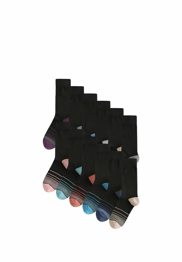 Носки комплект 12 пар, хлопок, Essential 12 pack, Next Colour Ombre, черный