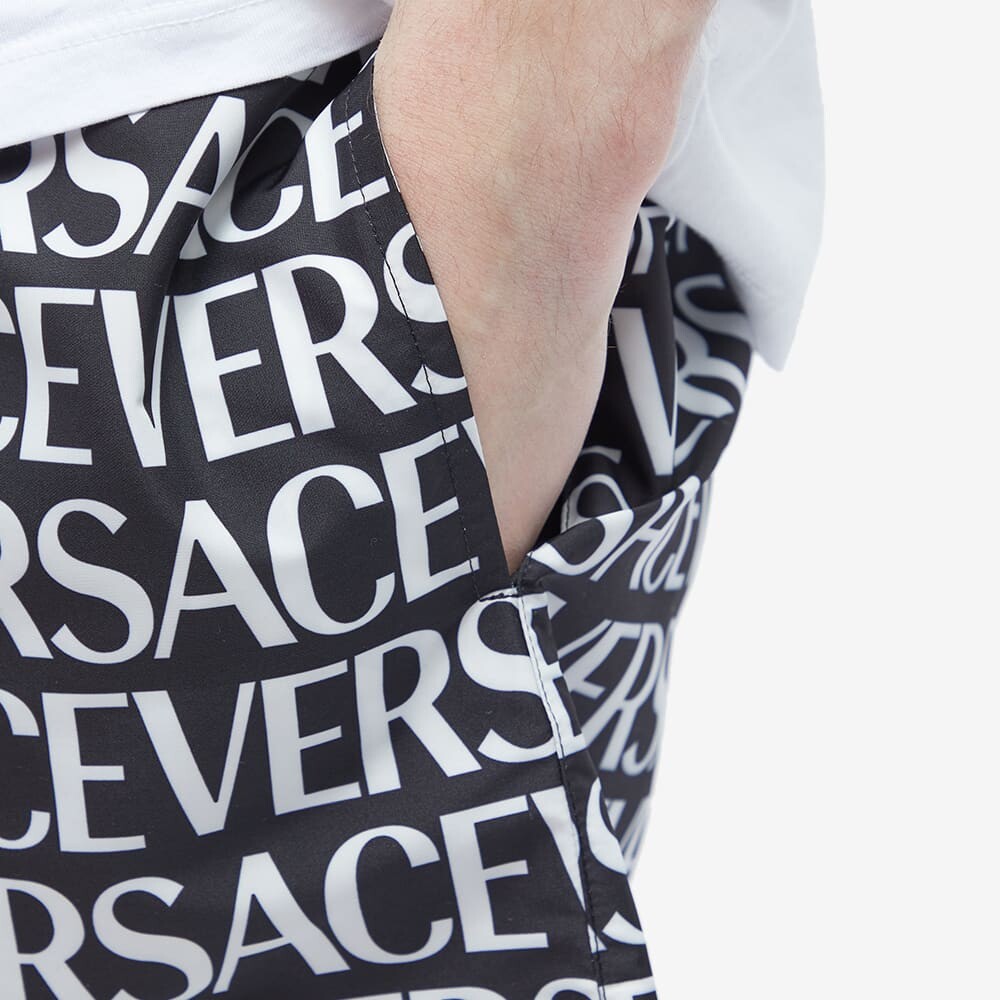 

Шорты для плавания со сплошным логотипом Versace