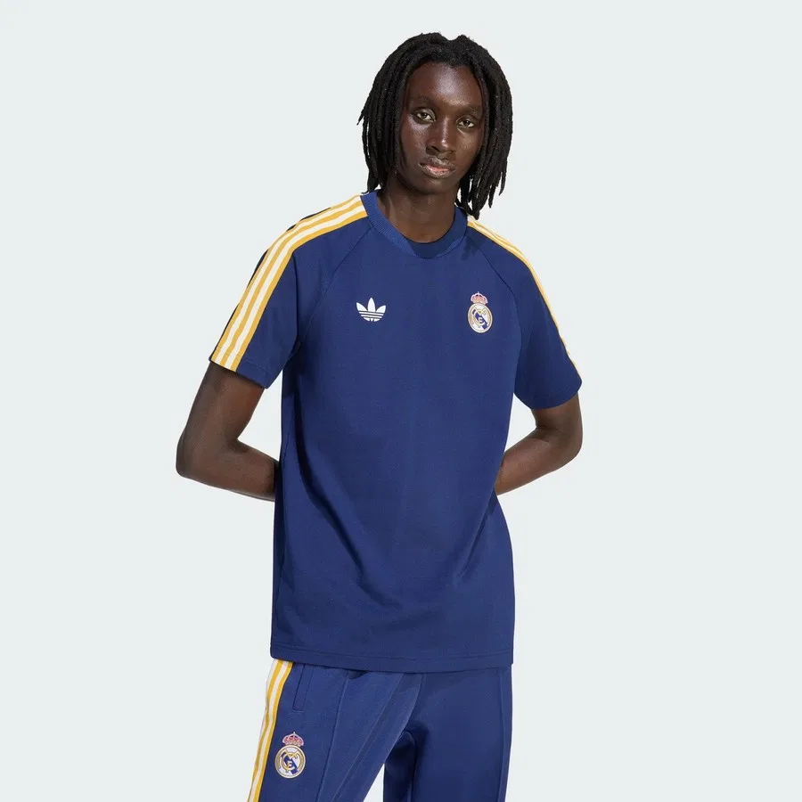 Футболка с принтом Performance KE3848 Real Madrid Originals adidas, Темно-синий