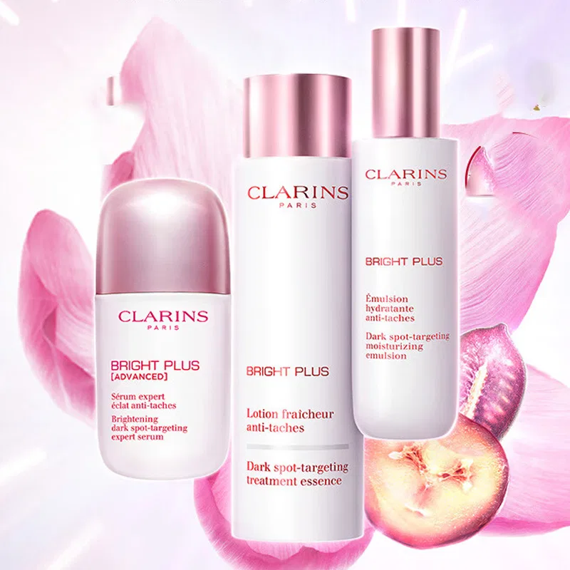 Набор косметики CLARINS Little Porcelain Bottle, Brightening Serum 50ml, Brightening Toner 200ml, Brightening Lotion 75ml, White — фото 3