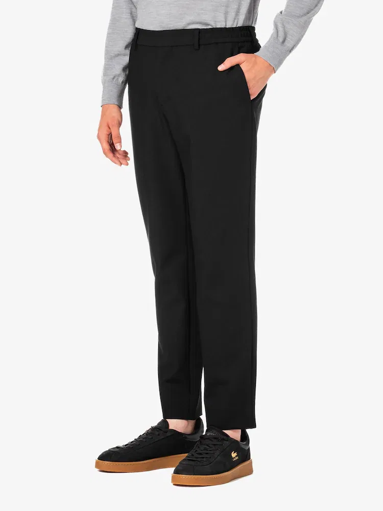 Брюки классические LACOSTE, Black — фото 2