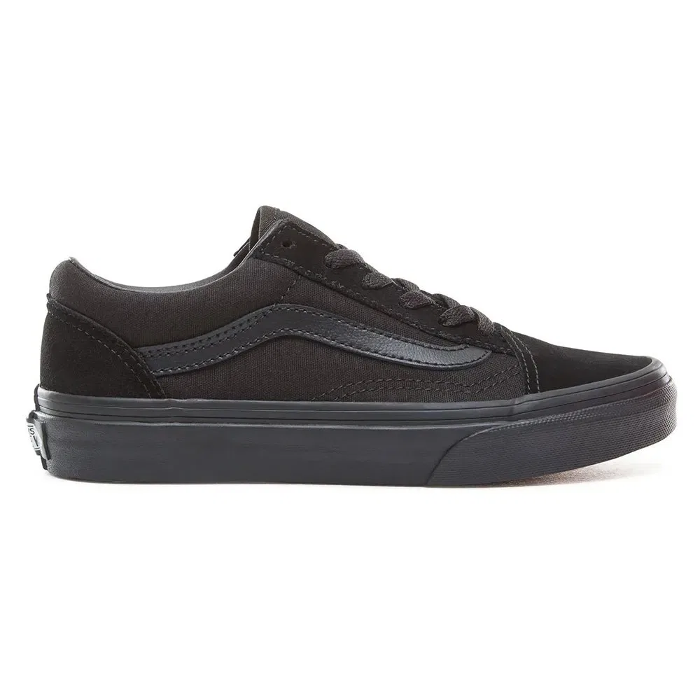 Детские кроссовки с культовым боковым кантом Vans Old Skool, Black