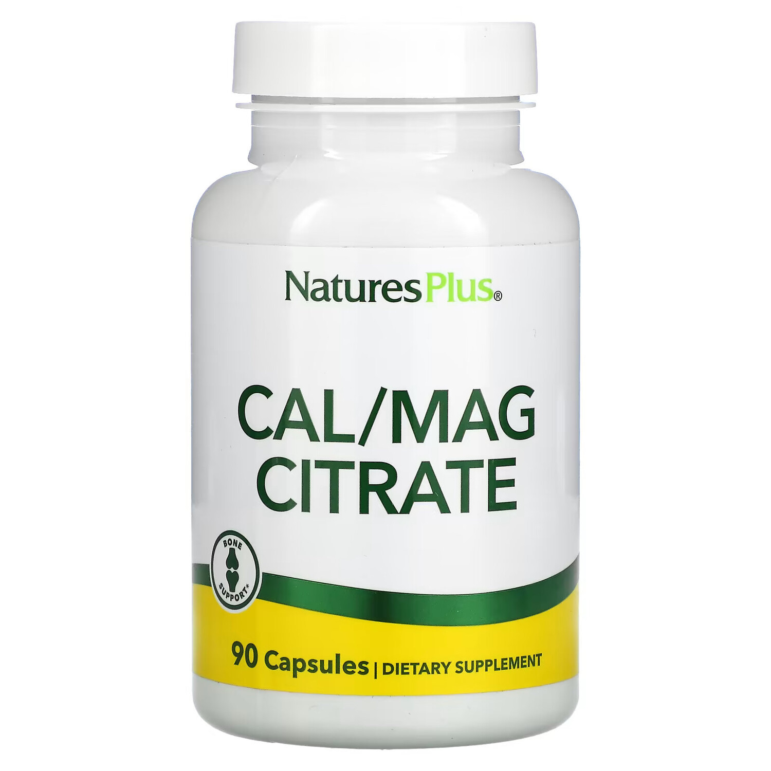 

NaturesPlus, цитрат магния и кальция, 90 вегетарианских капсул
