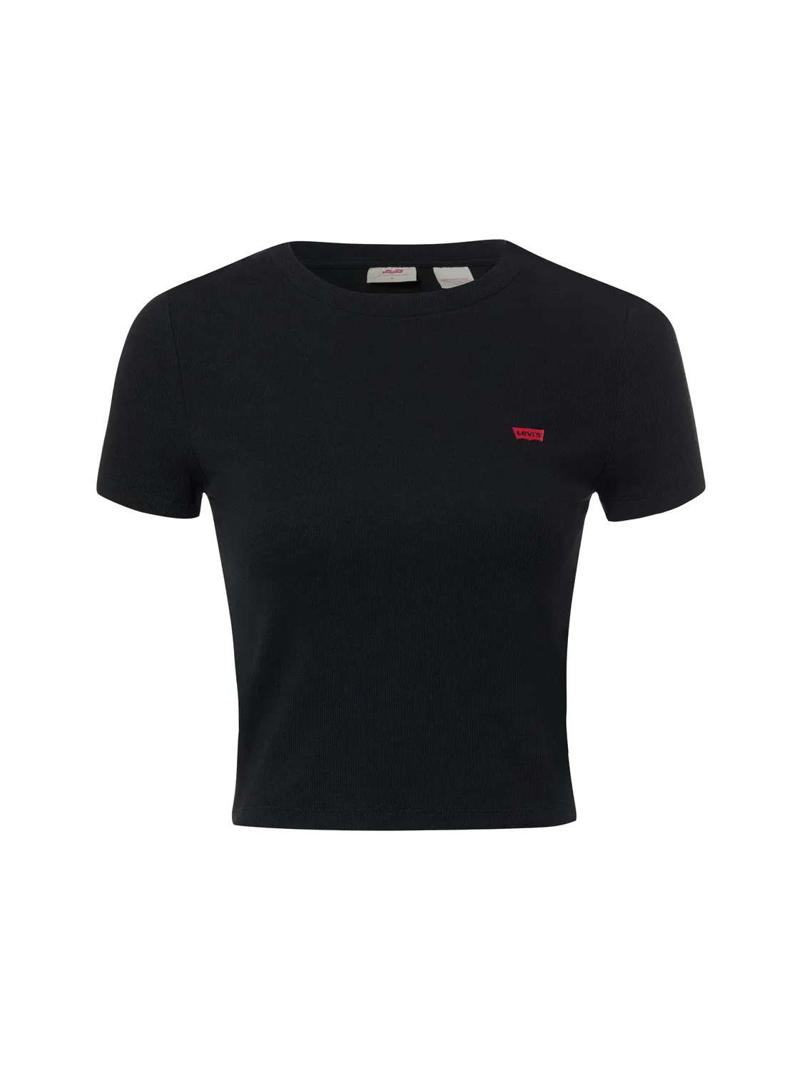 Женская укороченная полосатая футболка Levi's, Black