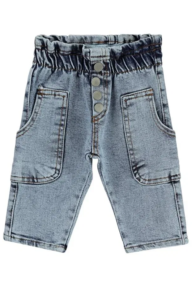 Детские брюки для девочек скинни Civil Baby, Light Blue
