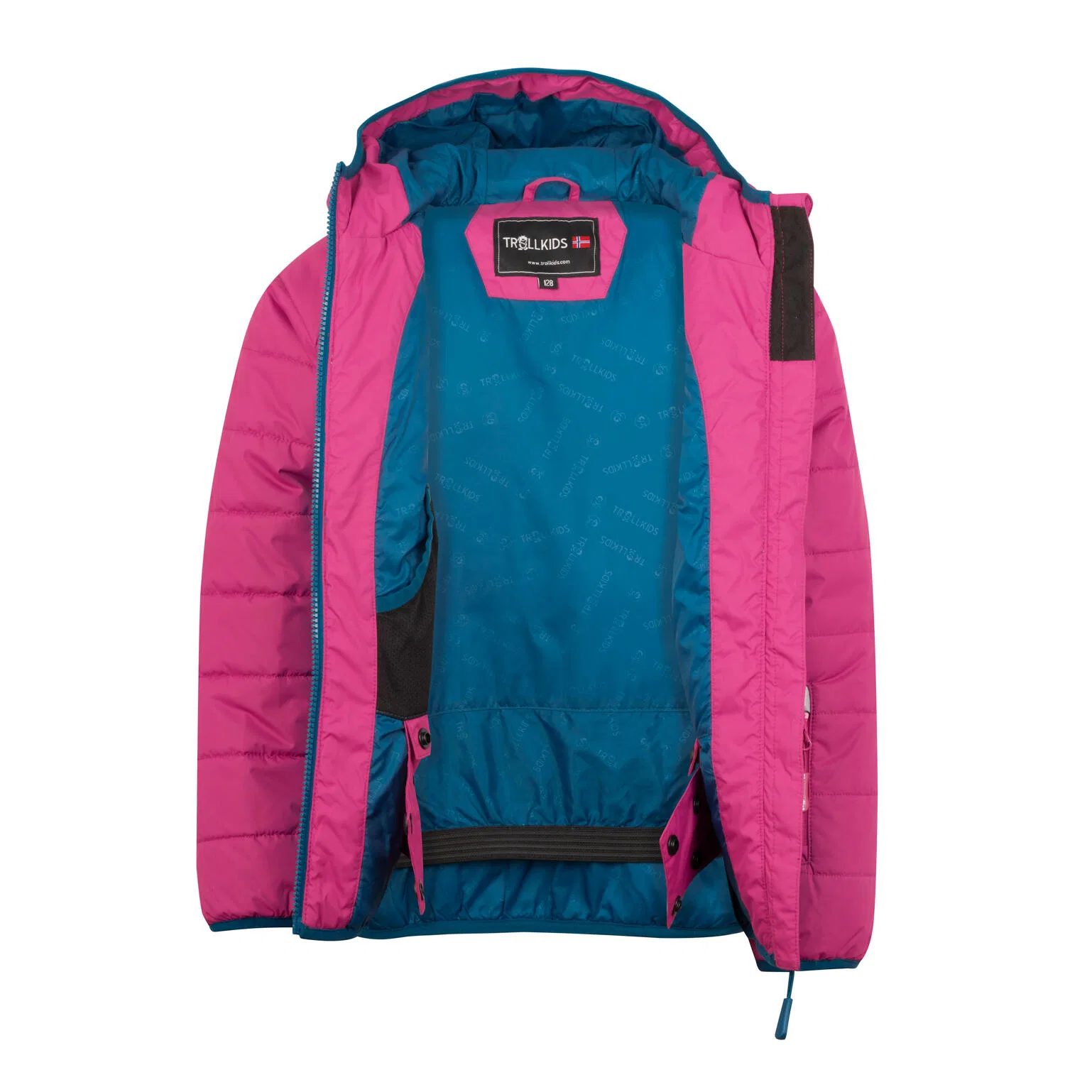Детская зимняя куртка для девочек Hafjell Snow Jacket XT Trollkids, Navyblau Turkisblau — фото 3