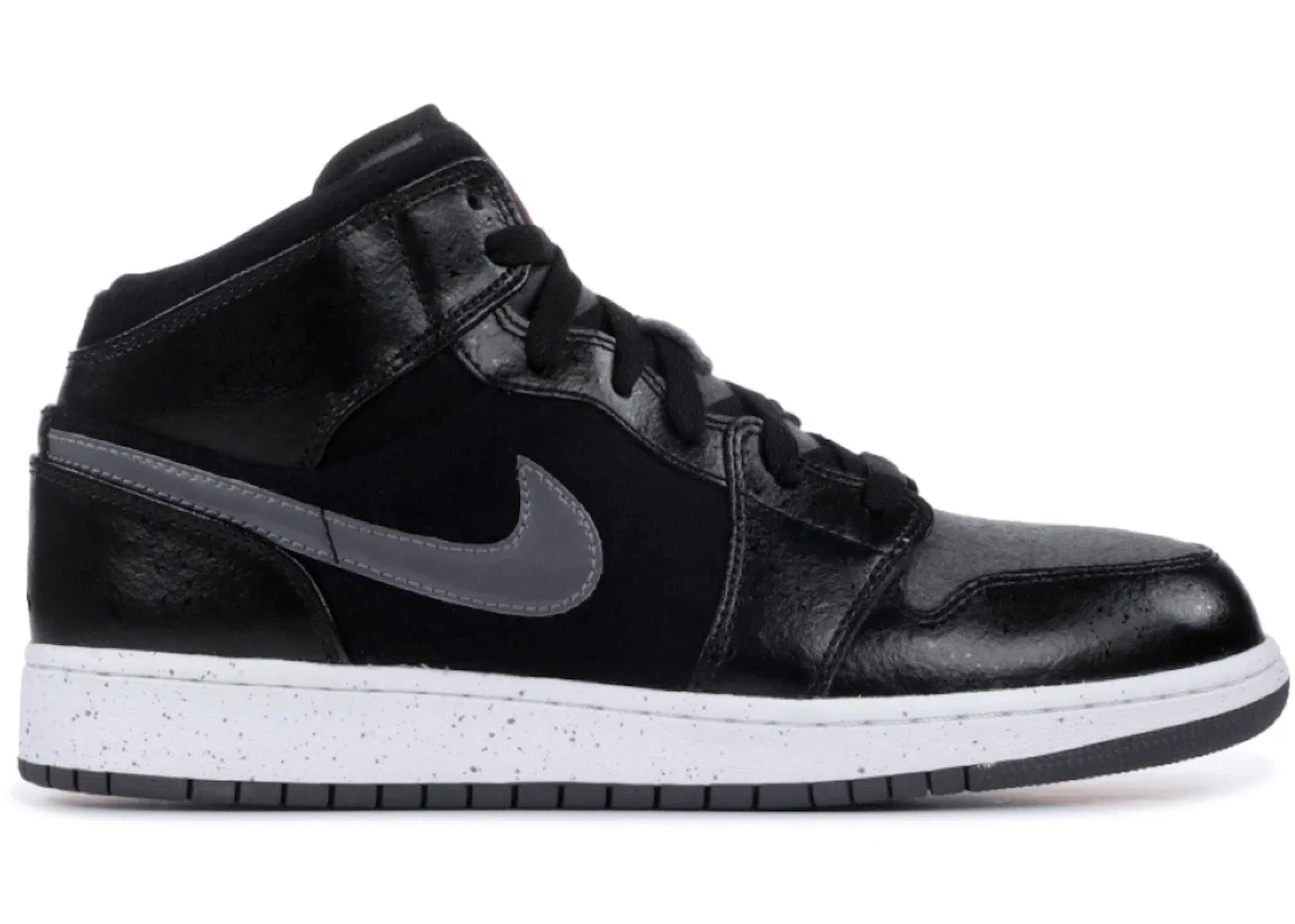 Детские кроссовки Lifestyle Jordan 1 Mid Premium Jordan, Black/Gym Red-Dark Grey-White