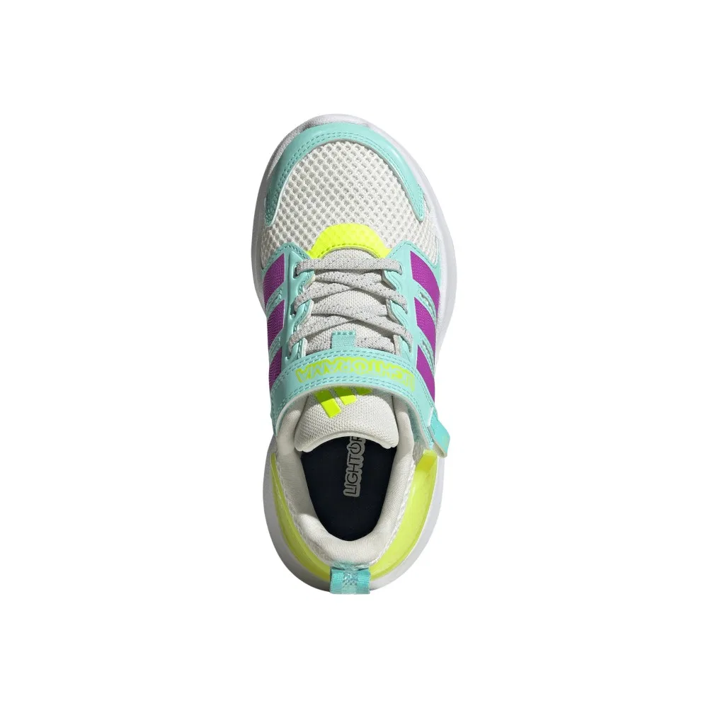 Детские кроссовки для девочек с LED-подсветкой LIGHTORAMA RNR EL C adidas — фото 4