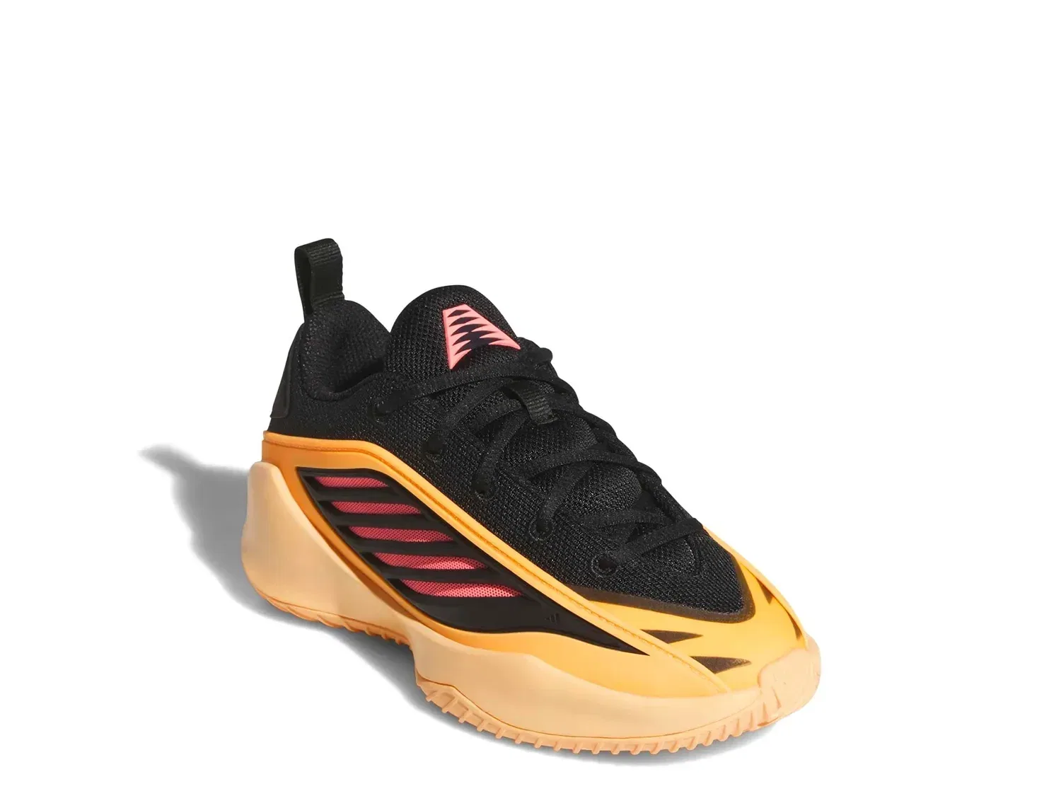 Кроссовки баскетбольные Believe That 1, adidas, черно-оранжевый