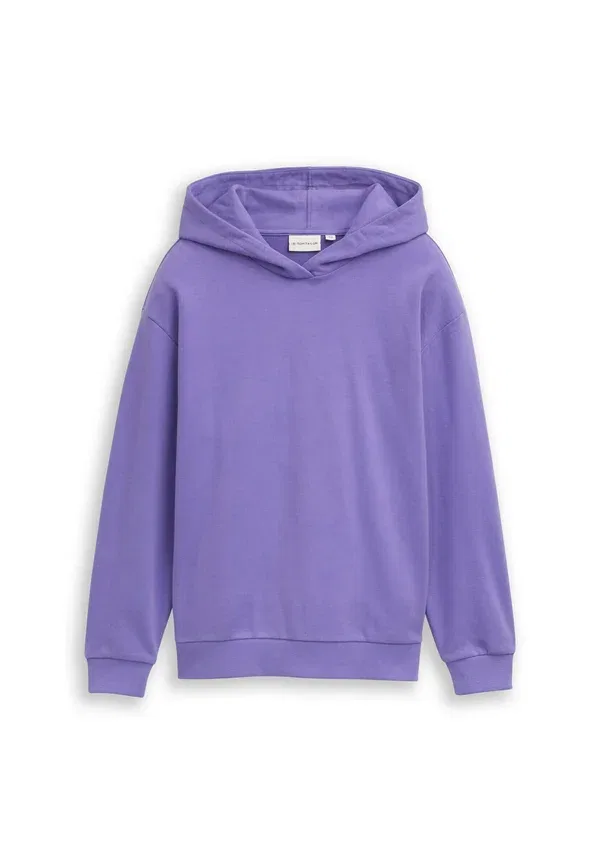 Худи с принтом, хлопок 70%, полиэстер 30%, Hoodie, Tom Tailor, vervain lilac, сиреневый