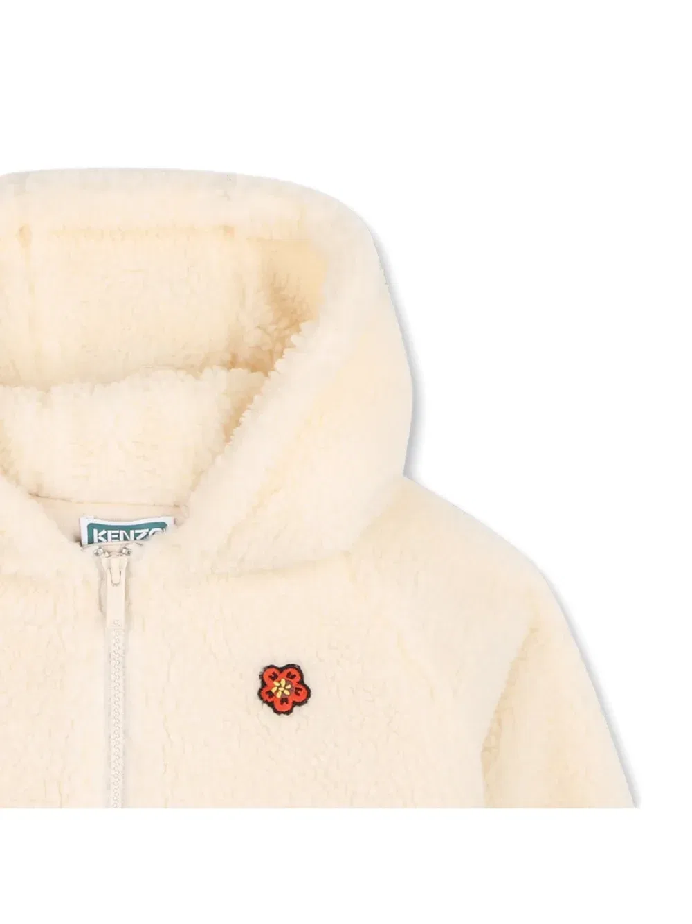 Бомбер Boke Flower Kenzo Kids, бежевый — фото 3