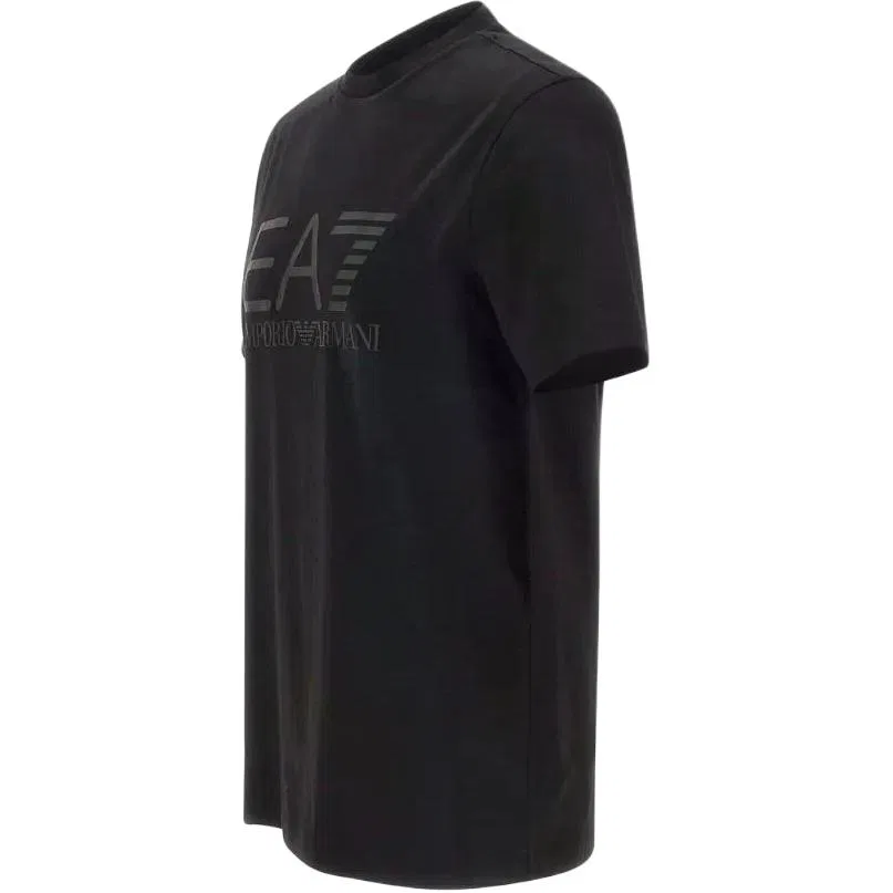 Мужская футболка с круглым вырезом EMPORIO ARMANI, Black