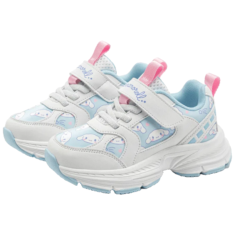 Детские кроссовки с принтом Sanrio, White/Blue — фото 3