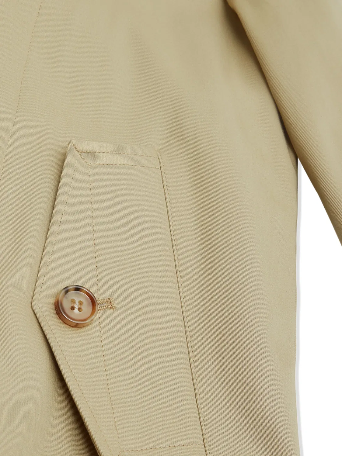 Плащ с капюшоном из габардина Burberry, нейтральные — фото 4