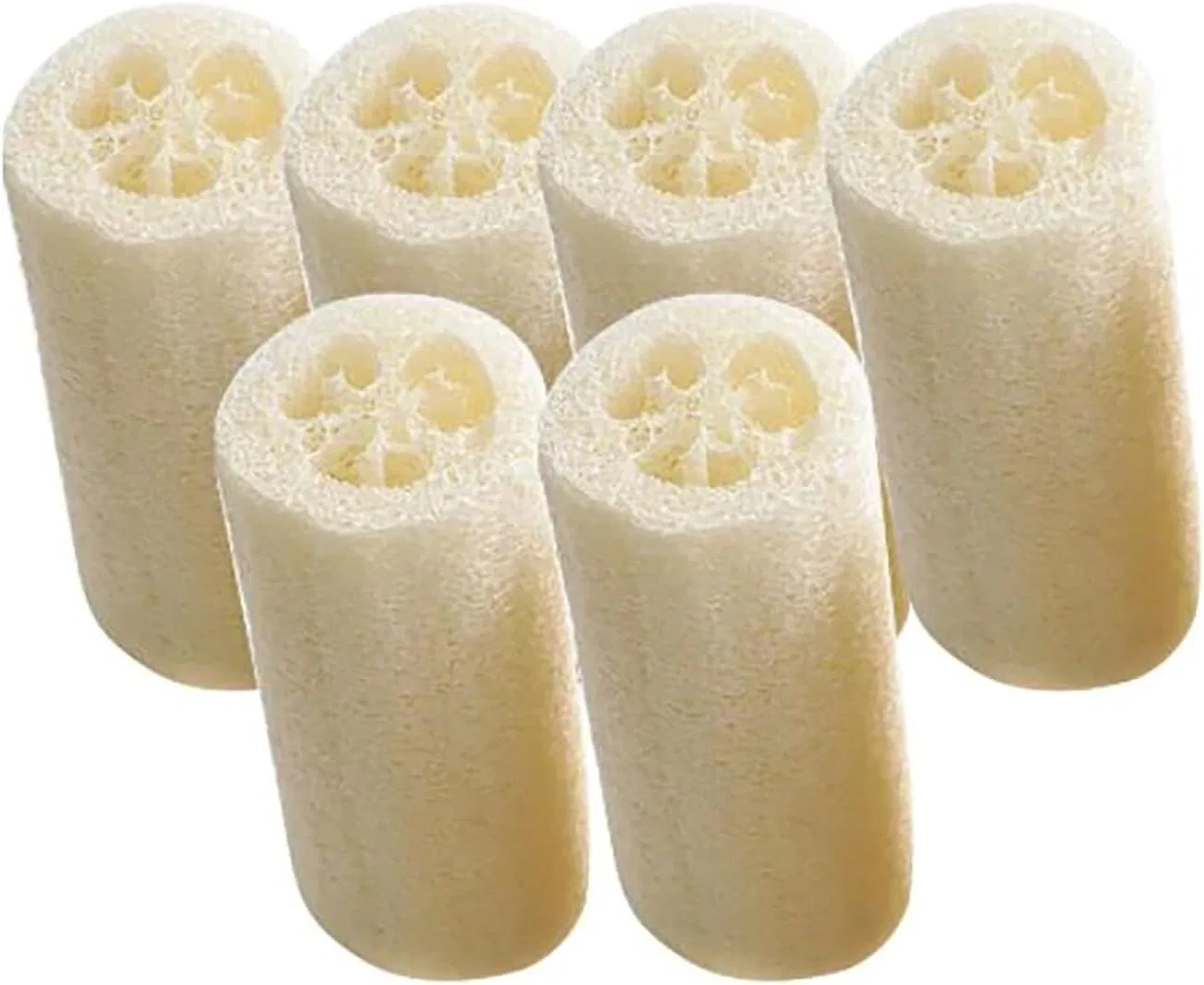 Люфа, 6 шт, RPXHZLKTM, 10 см, Yellow