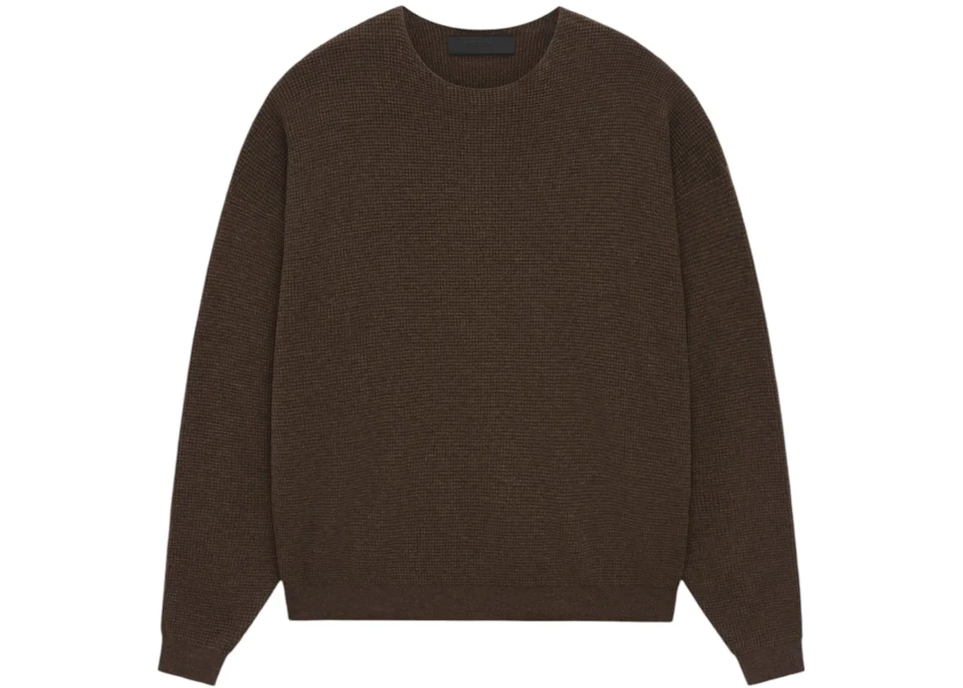 Мужской свитер с вафельным переплетением Fear of God Essentials Sweater, Brown