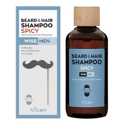 

Шампунь для бороды и волос Wise Men Spicy - 200 мл Vican