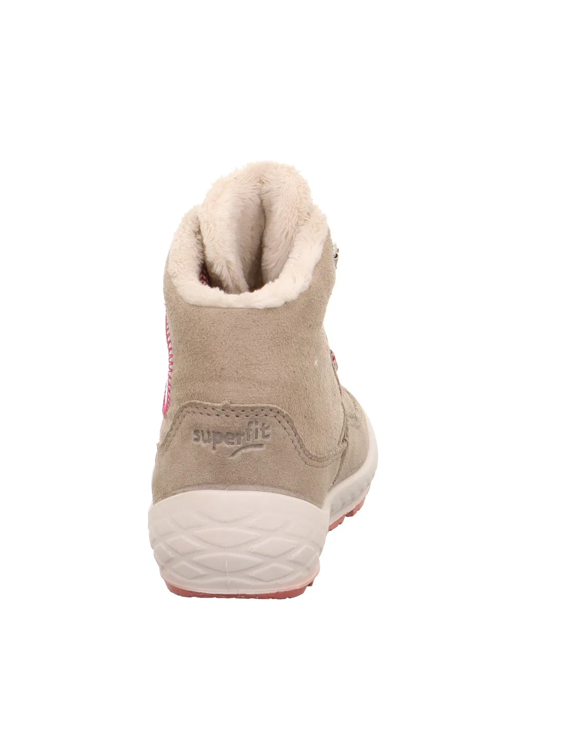 Детские снежные ботинки для девочек теплые с мембраной Groovy 2.0 Warm Gefütterte Gore-tex Superfit, Beige Pink 4000 — фото 3