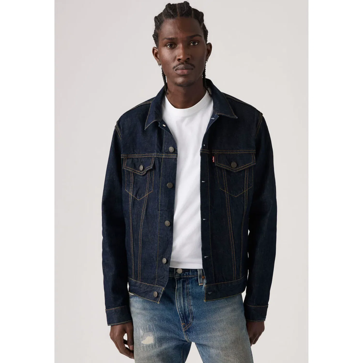 Мужская джинсовая куртка Trucker Jacket Levi's, Blue — фото 2