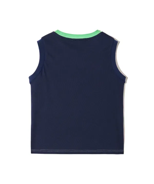 Майка без рукавов Kids be free tag tee, Brownbreath Kids, меланжевый серый — фото 3