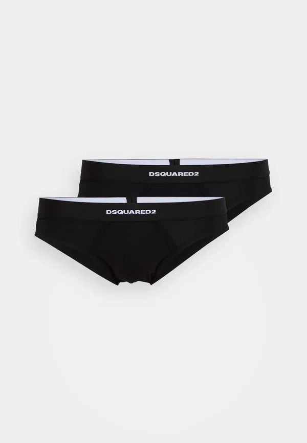 Новые базовые трусы, комплект из 2 штук Dsquared2, черный — фото 4