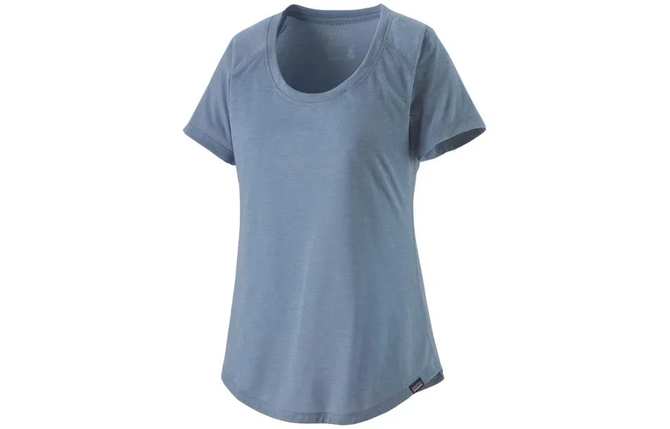 Женская футболка с круглым вырезом средней посадки Capilene Patagonia, Gray/Light Plume Grey