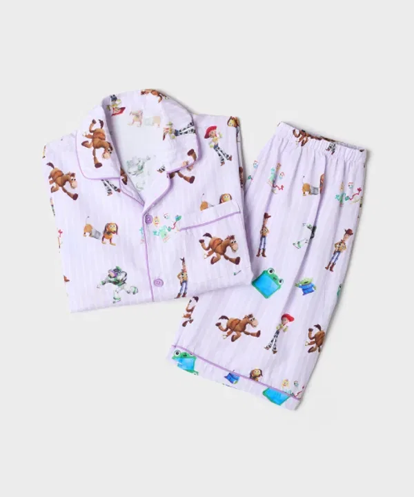 Пижама с коротким рукавом, Toy Story, Spao Kids, фиолетовый