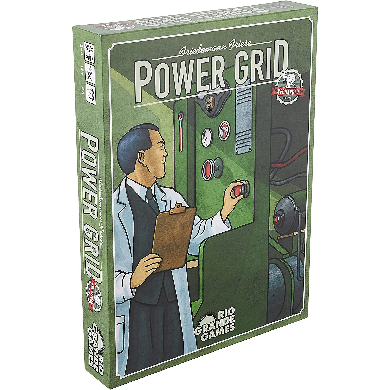 

Настольная игра Rio Grande Games: Power Grid Recharged, Серый, Настольная игра Rio Grande Games: Power Grid Recharged